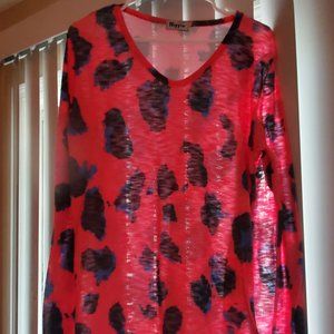 Military Hippie Women's Animal Print Top